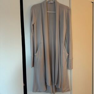 Athleta long cardigan size XS light tan